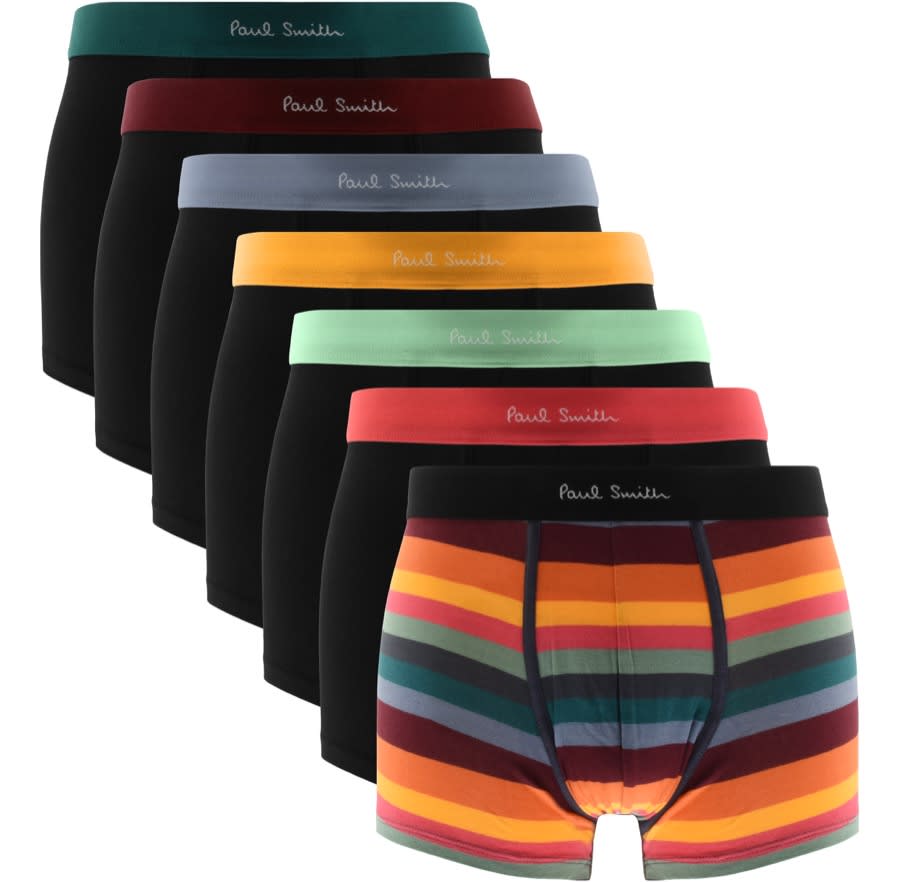 Alternative Image for ProductPS By Paul Smith Seven Pack Trunks Black1